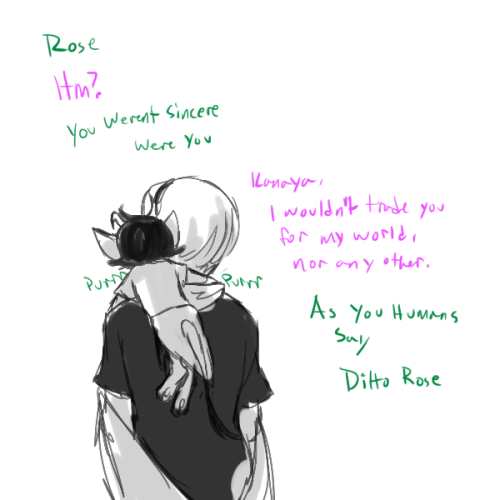 rinacat:  dorirosa:  tiny trolls are my favorite and toothy giant eyed giant eared kanaya is my favorite thing in the entire fucking world (also chunky asian rose is p good draw more of her assbakas)  Help! This is adorable! 