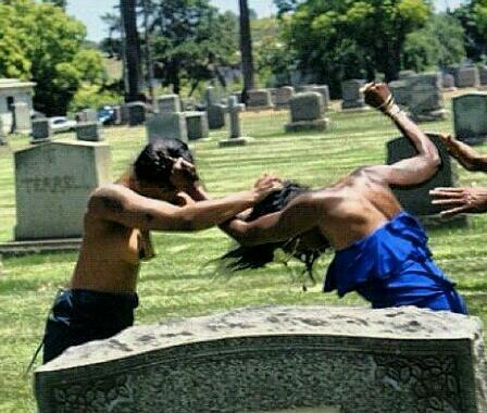 imcuteunot:  I’ll whop a bitch Ass! Cemetary or not! I don’t give a fuck! 