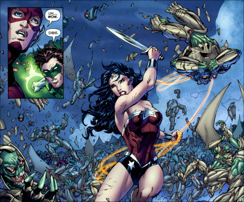trevoredwards:   Justice League #3  So perfect.  TELL HER SOMETHING SHE DOESN’T KNOW, GOSH.