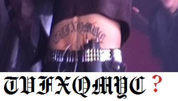 Real K-Pop Tattoos — Micky Yoochun “TVFXQMYC” (“TVFXQ” = Tong Vfang...