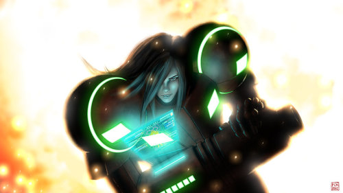 xombiedirge:  Full Metal Metroid by monsieurtoad Submitted by: ianbrooks (He da man yo!) 