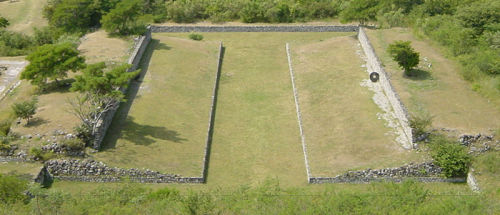 casethejointfirst:ancientpeoples:A Mesoamerican ballcourt is a large masonry str