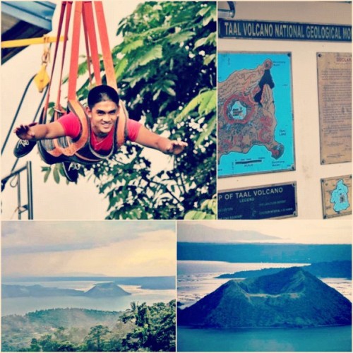 Superman that #zipline lol! #firsttime #TaalLake #TaalVolcanoIsland #philippines #summer (Taken with Instagram at Taal Volcano)