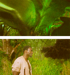 a-v-studies:  4/23 bamf character moments from LOST  Mr. Eko stares down the Man