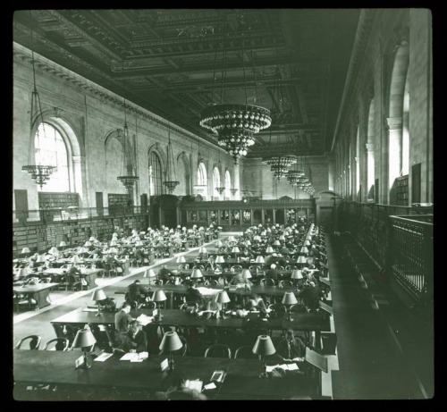 scribnerbooks:
“ Did you know that if you streched out all the shelves in the New York Public Library, the shelves would extend eighty miles? The books most often requested at the NYPL are about drugs, witchcraft, atrology and Shakespeare.
”