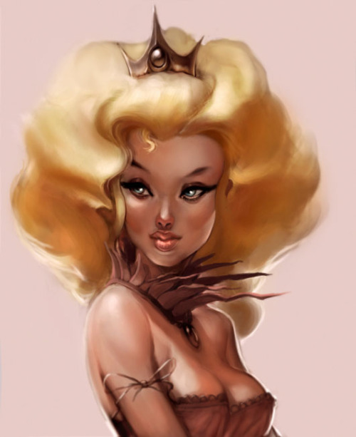 nando123abc:  g4tv:  “Mario” by Anthony Jones  Peach looks like a slut D: