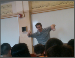 stonefield-emdrew-italia:  @NYCService: Andrew Garfield talking to students in LIC about the importance of serving your community 