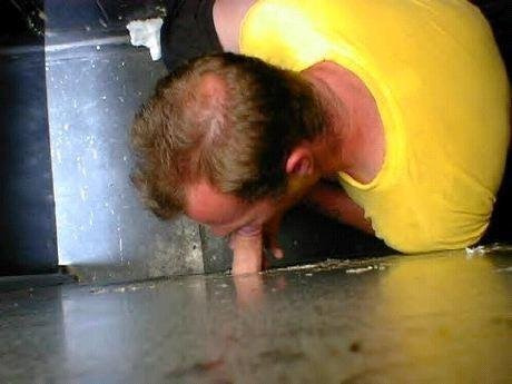 hobartgloryhunter:  DOES your WIFE know you suck cock… does now.