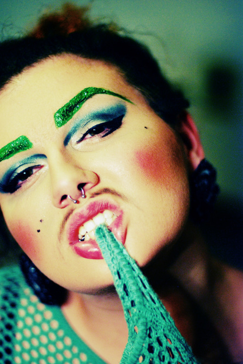 shakethecobwebs:gracelizabetty:nah, this hard femme ain’t smiling.perfect