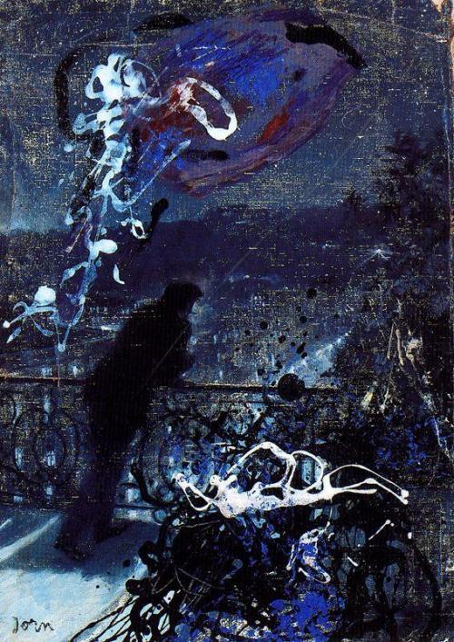 shutupandpaint-blog:Asger Jorn, “Paris by Night,” 1959.