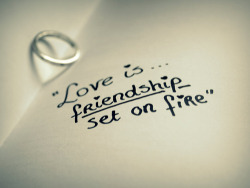 bestlovequotes:  Love is friendship set on