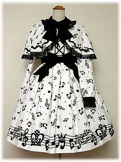 calantheandthenightingale:    White Dresses, Series VII: Black and White OPs and JSKs, part I by Angelic Pretty   