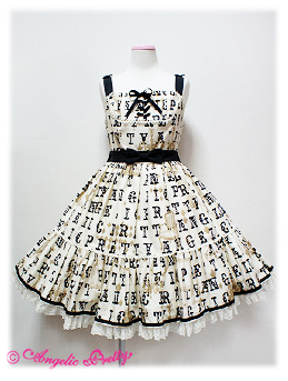 calantheandthenightingale:    White Dresses, Series VII: Black and White OPs and JSKs, part I by Angelic Pretty   