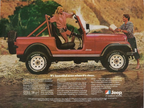 XXX Jeep, Vintage Ad, Penthouse - December 1981 photo