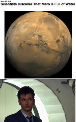 doctorwho:  Scientists Discover That Mars