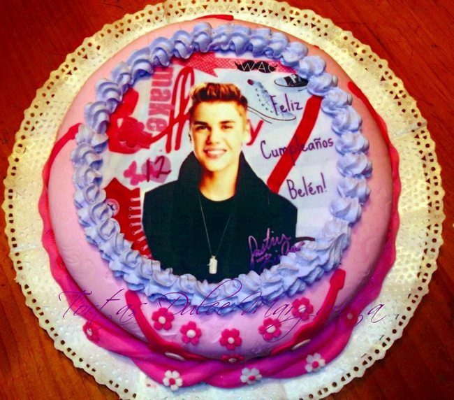 Tortas Dulce Margarita - Torta Justin Bieber !!!