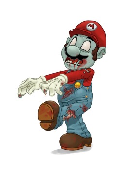 rawbdz:  “Gaming Zombie” illustration