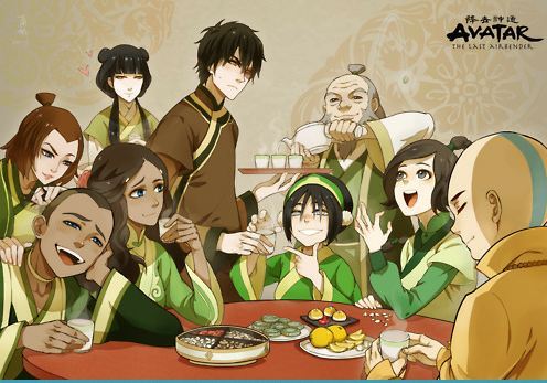 endangeredoptimist:  Avatar fan art is SO VERY EPIC. It’s so satisfying to bask in the art of ‘Korra’ but it’s equally pleasing to revisit ATLA too.  [ATLA Finale] by AvatarMuchness right here on Tumblr “Avatar After” by Gingashi at DeviantART