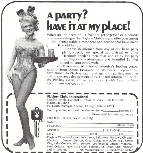 XXX  Vintage Ad, Playboy - June 1973  photo