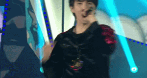 leejunqhwan-deactivated20120831:  Sandeul (Beautiful Target) SBS Gayo Daejun 