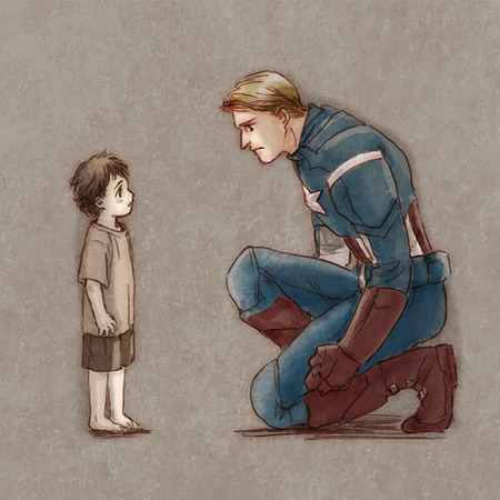 rogers-and-stark:  Lil Tony… OMG *_*  NOOOOOOOOOOOOOOOOOOOOOOOOO MY FEELINGS.