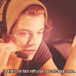 byebyebyebye123-deactivated2013:  Q: ‘What’s the weirdest thing a fan has thrown