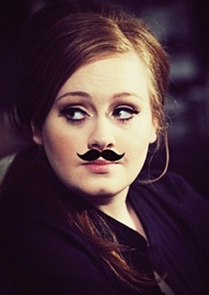 iamadele-sbanana:  Madame Moustache 