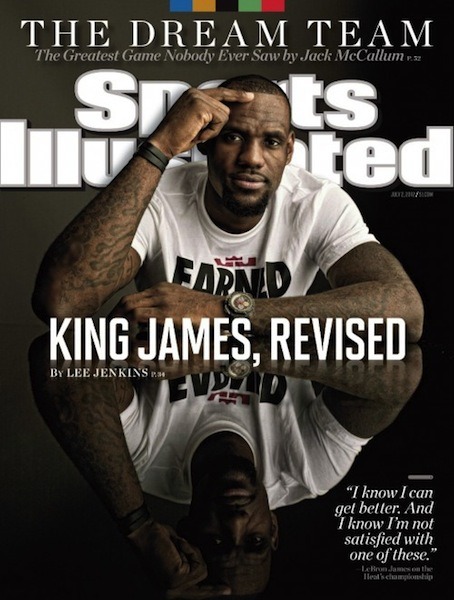 binnielove:  NBA 2012 Finals MVP LeBron James Covers Sports Illustrated Magazine