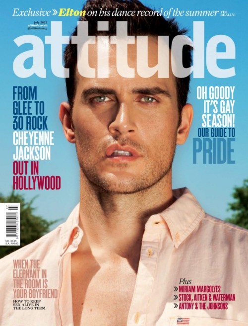 Porn all-is-relative:  Cheyenne Jackson Attitude photos