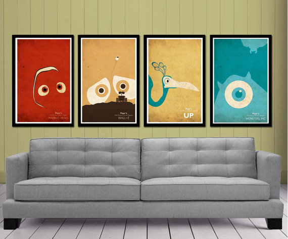 bluprint:  Disney-Pixar’s - Posters Set - View/Buy them here 