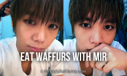 laayduhbug:  laayduhbug : hahaha , i want some “waffurs” C:  