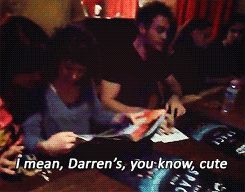 darrensafro-blog:The Starkids reaction to Darren Criss in People’s Magazine’s Sexiest Men Alive (x)
