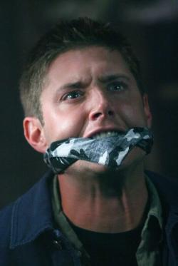 gaggedramdog:  mrspots85:  Jensen Ackles.   He needs to be gagged more often!