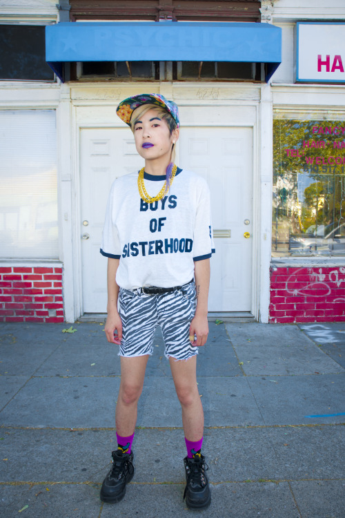 grrlyman: amosmac: TERRY X,  Queer accessorizer/designer. Photographed in Oakland, June 2012. &