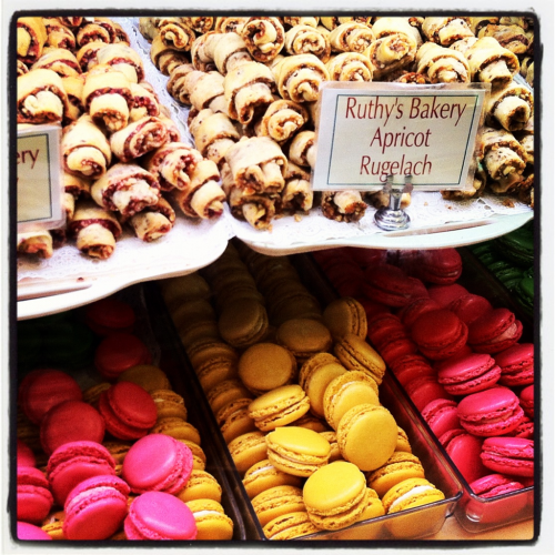 More breadcrumbs. And sweet. June 2012, Manhattan.
My Ruthie, my Dibi, used to love it when I’d bring rugelach home to Pennsylvania. Which is why I was tickled to discover Ruthy’s Bakery the other day on a walk through Chelsea Market. The shop sells...