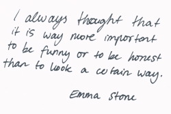 puregrace:  whitepaperquotes: Emma Stone