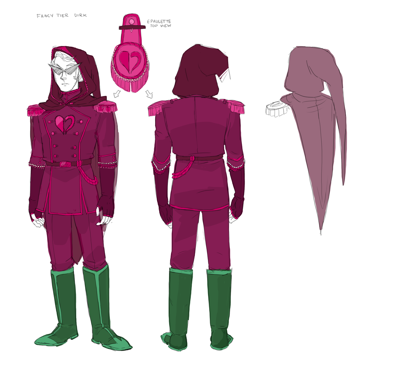 a man of wealth and taste — Fancy tier Dirk refs!! Original