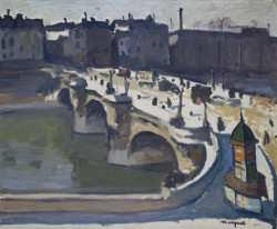 cavetocanvas:  Albert Marquet, The Pont Neuf,