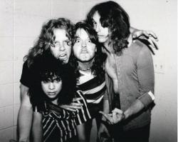 hopeless-case:  this is the cutest picture of metallica in early years 