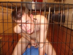 slaveboymatt:  It had been caught red-handed, playing with itself despite knowing its cock was off limits. It both dreaded and craved the punishment it knew it would be getting.