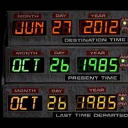 letsbehonestband:  Today is the day that they set for the future in “Back To The Future” #backtothefuture (Taken with Instagram) 