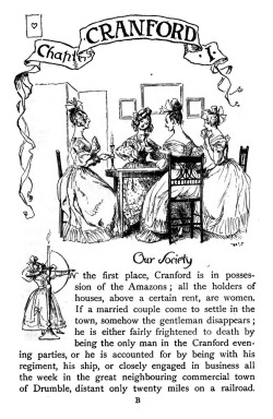 Fuckyeahvintageillustration:  ‘Cranford’ By Elizabeth Gaskell, Illustrated By