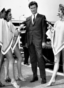 theswinginsixties:  Clint Eastwood arrives