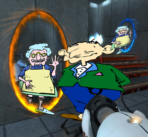 majortvjunkie:  Everyone forgets about Minka and Boris from the Rugrats, so I put