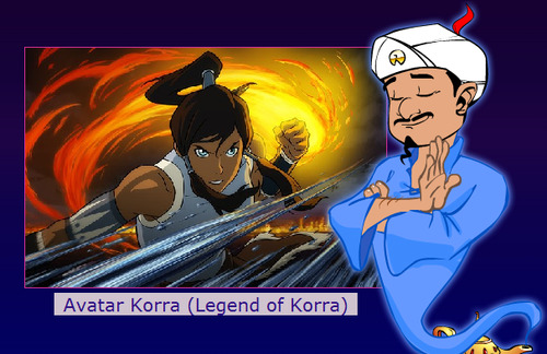 go to akinator. answer all questions truthfully about myself except for "no" to "are they real" and "yes" to "are they from a tv show".
