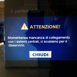 Trenitalia vi augura buongiorno (Scattata con Instagram presso Stazione Padova)