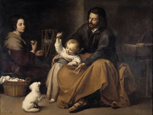 The Holy Family with a Little Bird, by Bartolomé Esteban Murillo, Museo Nacional del Prado, Madrid.