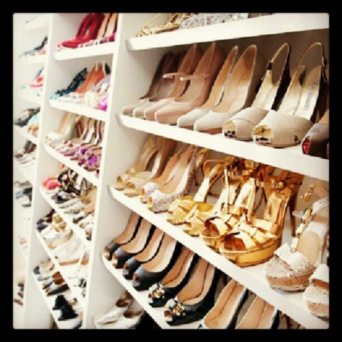 Day 28- shelf :) this is my kinda shelf! :) #photoaday #photoadayjune #shoes (Taken with Instagram)