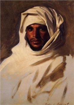 blastedheath:  John Singer Sargent (American, born Italy, 1856-1925), A Bedouin Arab, c. 1891. Oil on canvas. Private collection. 