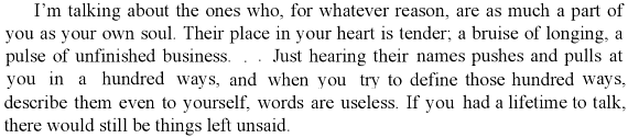 aseaofquotes:  Sara Zarr, Sweethearts 